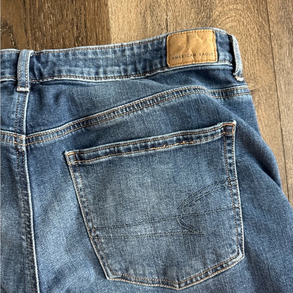 American Eagle Outfitters Flare Wide-Leg Denim Jeans, women’s size 14 - Picture 10 of 10